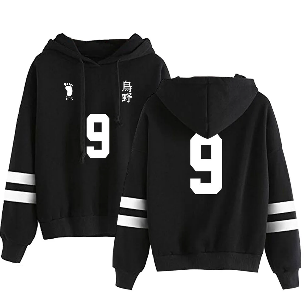 

Anime Haikyuu Hoodies Sweatshirts Cosplay Men Hinata Shouyou Uniform Volleyball Haikyuu Harajuku Pullover Coat Boys Hooded