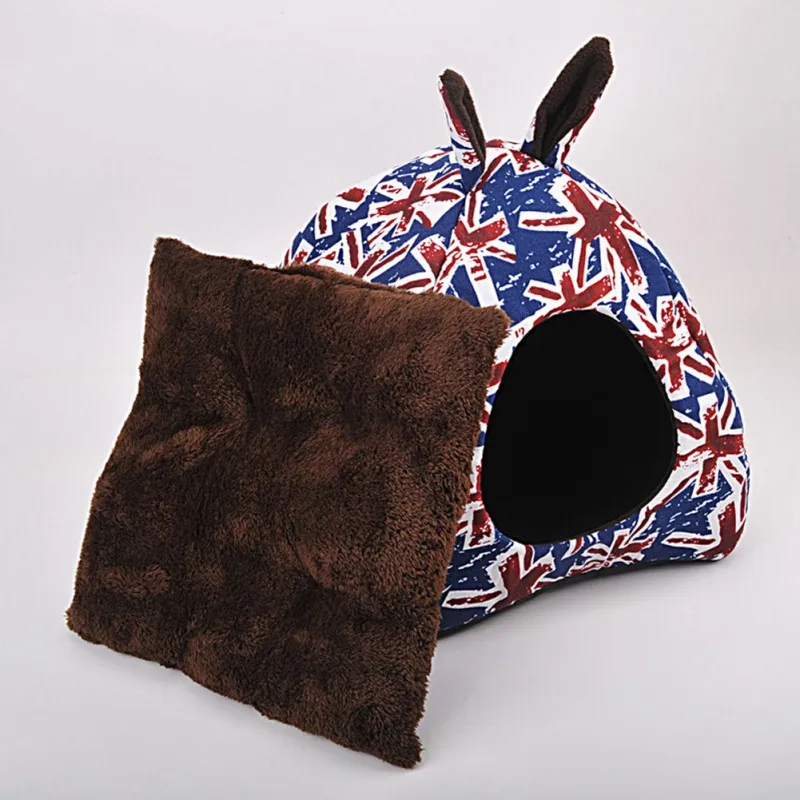 

Pet Bed Dog Sleeping Nest with Cute Rabbit Ears Warm Breathable Moisture-proof Non-slip Pet Supplies Four Seasons Universal