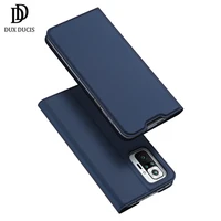 for xiaomi redmi note 10 pro %d1%87%d0%b5%d1%85%d0%be%d0%bb dux ducis magnetic flip leather soft tpu wallet stand cover with card slot for note10 pro max