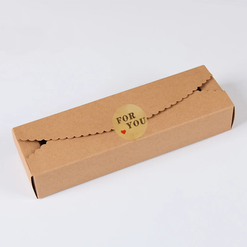 20 шт./лот подарочные коробки из крафт-бумаги ручной работы для конфет и шоколада