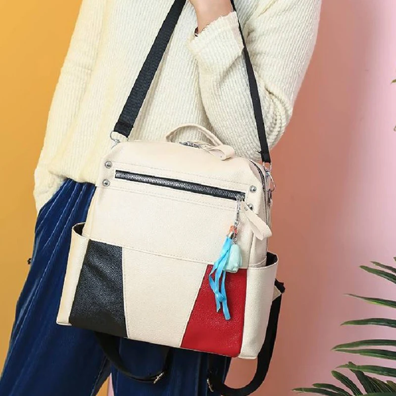 Gradosoo Многофункциональный рюкзак женский модный роскошный из искусственной кожи