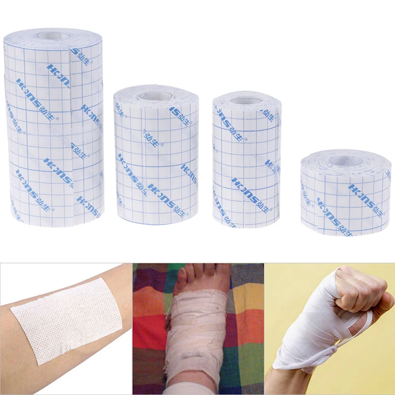 

Medical Non-woven Tape Waterproof Adhesive Breathable Patches Bandage First Aid Hypoallergenic Wound Dressing Fixation Tape