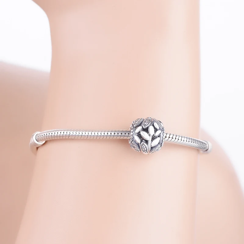 Женский браслет Шарм Древо жизни из серебра 925 пробы|Бусины| |