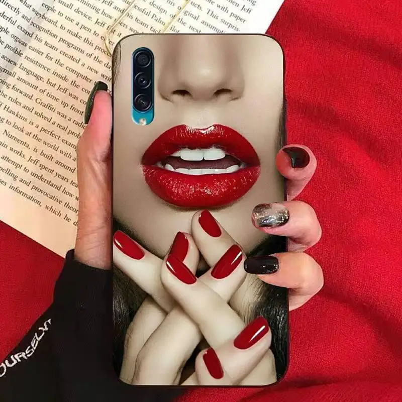 TOPLBPCS красного цвета пикантные женские туфли с рисунком в виде губ для девочек