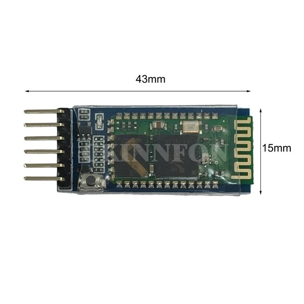 100 шт./лот HC-05 HC 05 RF Беспроводной Bluetooth приемопередатчик Ведомый Модуль