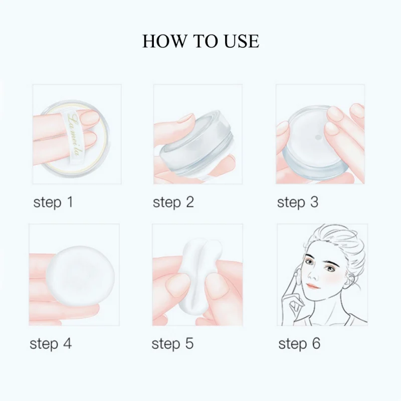 Новый стиль пудра для макияжа 3 цвета свободная Порошковая Косметика