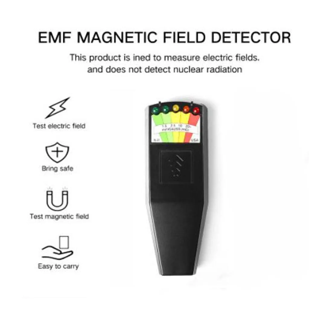 Детектор магнитного поля KII K2 Измеритель Гаусса с 5 светодиодный # g35|Детекторы
