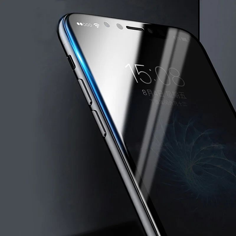 Антишпионское закаленное стекло для iPhone X XR XS 11 Pro Max защита экрана 8 7 6 6S Plus 5 5S SE