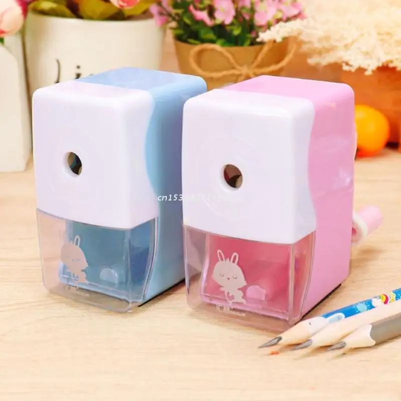 

Kids Student Pencil Sharpener Hand Crank Mechanical Accessories School Office Stationery Dropship