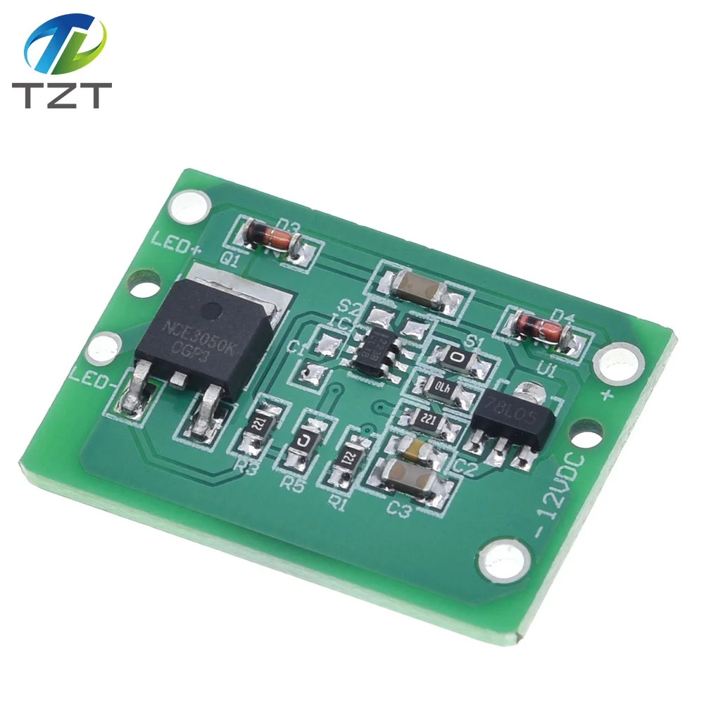 Емкостный сенсорный переключатель TZT модуль с кнопочной кнопкой защелкой и реле