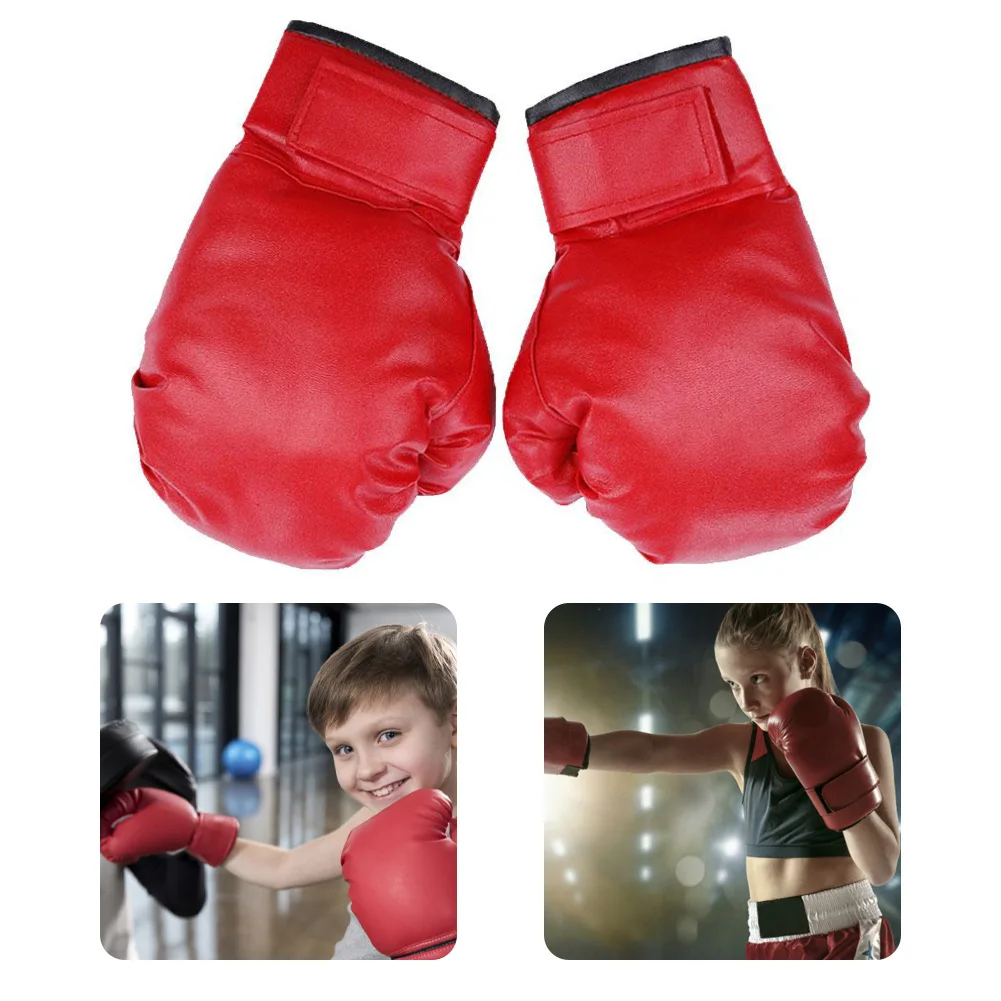 

1Pair MMA Boxing Gloves For Kids Adults Muay Thai Boxe Sanda Equipment Free Fight Martial Arts Kick Boxing Training Glove 3-12Y