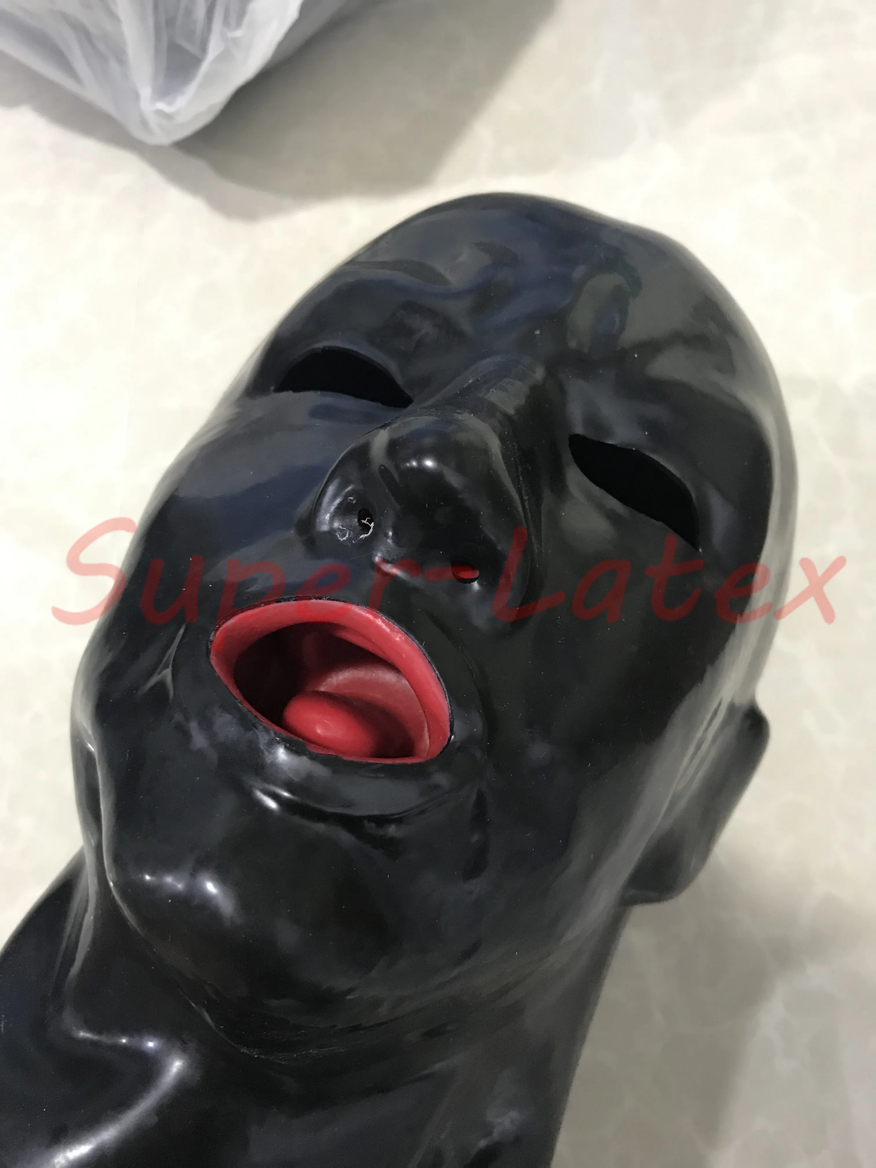 Латексная Маска для мужчин 3D с красной чайкой 15 см трубка носа подходит открытых