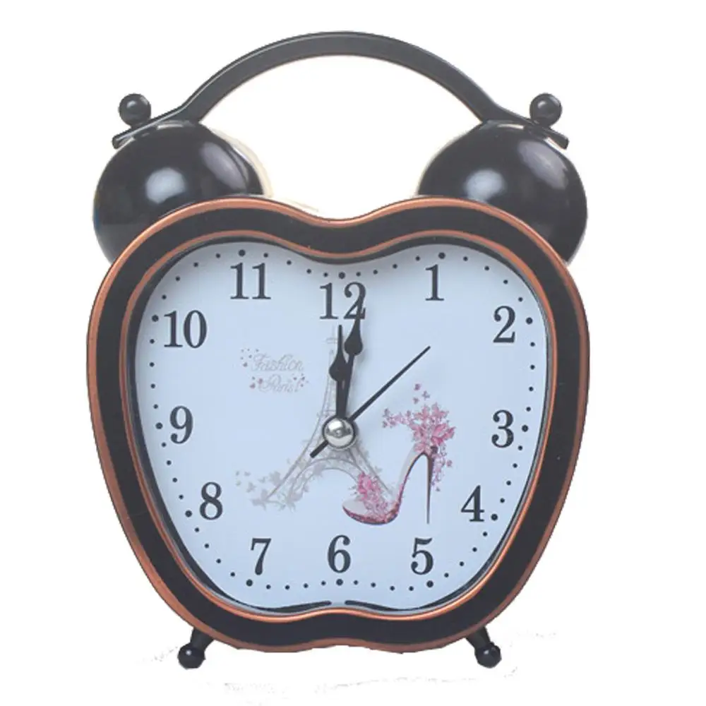 Hot Sle Alarm Clock Vintage Retro Silent Pointer Table Seat Clocks Round Luminous Bedside Night Light Home Decor | Дом и сад