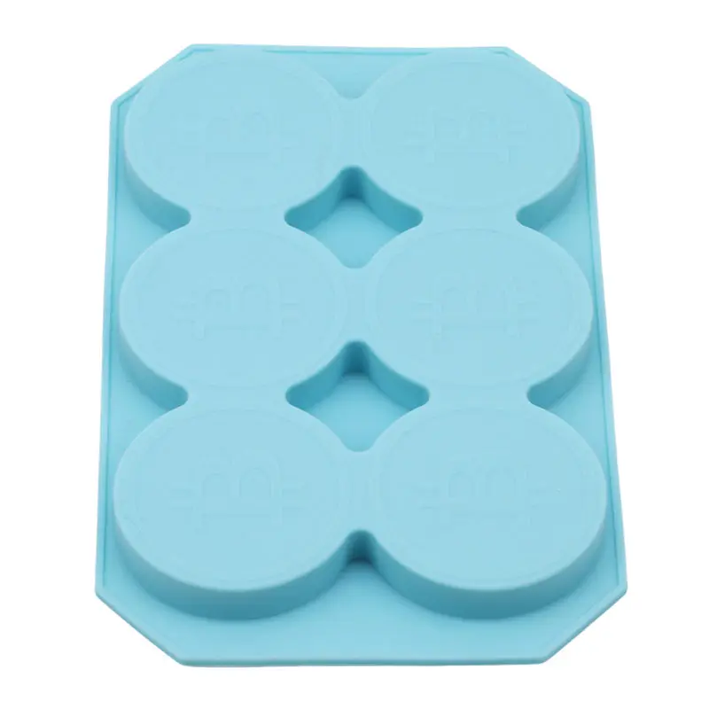 

Useful 1pc Silicone Ice Mold Coins Bitcoin Shape 3D Round Ice Mold DIY Chocolate Molds Frozen Kitchen Accessories Kitchen Tools