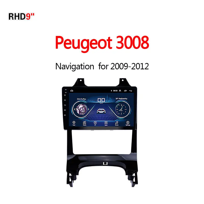 Lionet gps навигация для автомобиля peugeot 3008 2009 2012 9 дюймов RP1001X|GPS транспорта| |