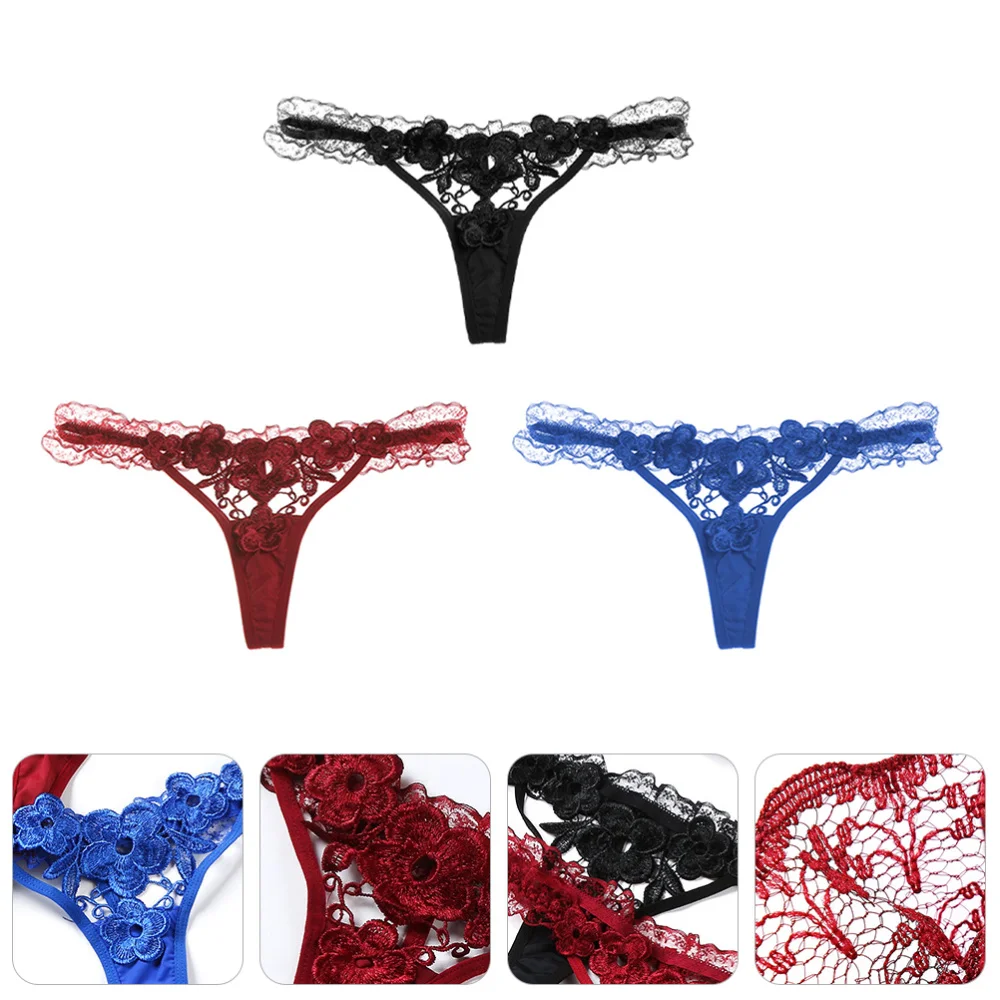 

Sexy Lace Breathable Underwear Comfortable T-Back Underwear for Lady Girl