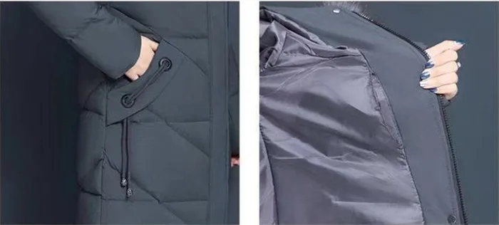 7XL плюс размер, хлопковое пальто для женщин, зимняя теплая куртка, средней длины, толстая свободная хлопковая куртка для девушек, Parker пальто, костюм для мамы