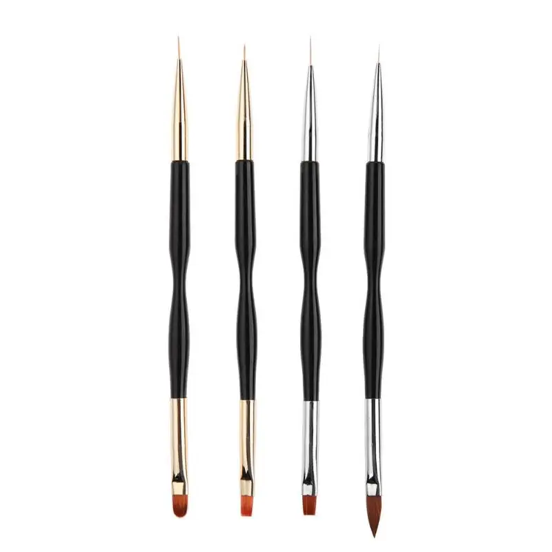 1 шт. двусторонняя Кисть для ногтей|Кисти ногтей| |