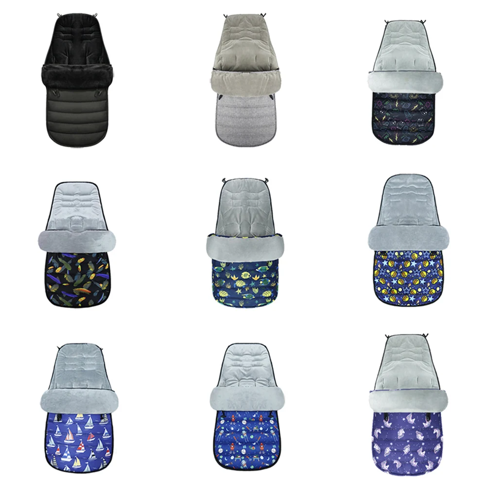 Baby Stroller Sleeping Bag Infant Winter Footmuff Sleepsack Newborn Wheelchair Waterproof Windproof Footcover | Мать и ребенок