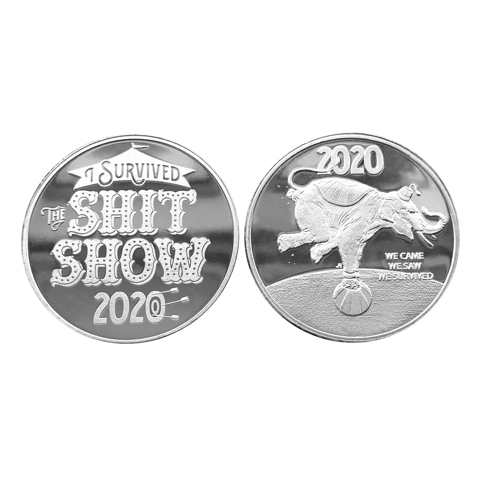 2020 пережила Забавный сувенир золотая монета коллекционная старая коллекция