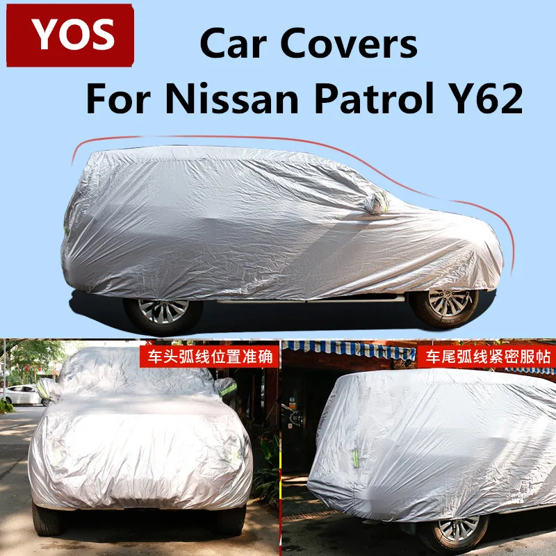 

Car Covers For Nissan Patrol Y62 2012-2019 Body Jacket Dust and Rain Protection Patrol Y62 Auto Accessories