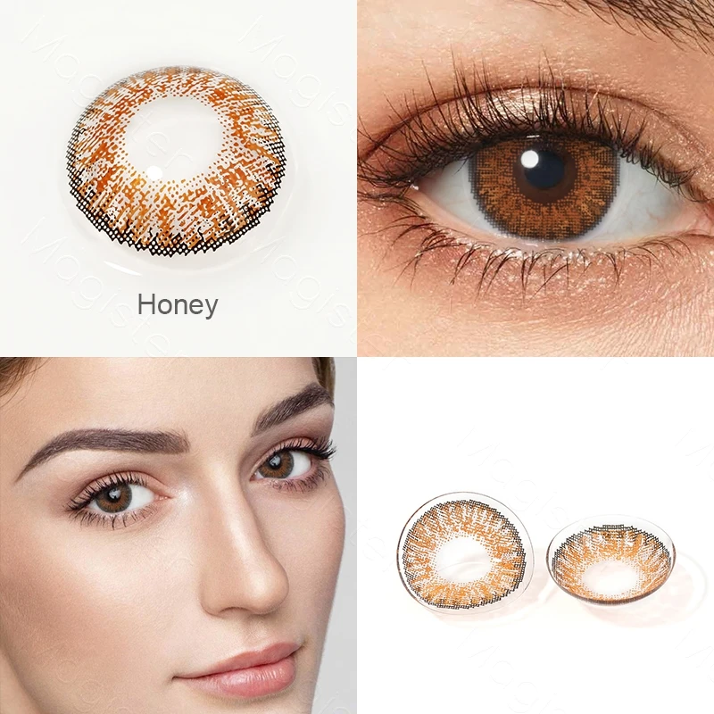 color contact lenses yearly contact lenses 3 tone color lens eyes 1 pair colored pupils for eyes free global shipping