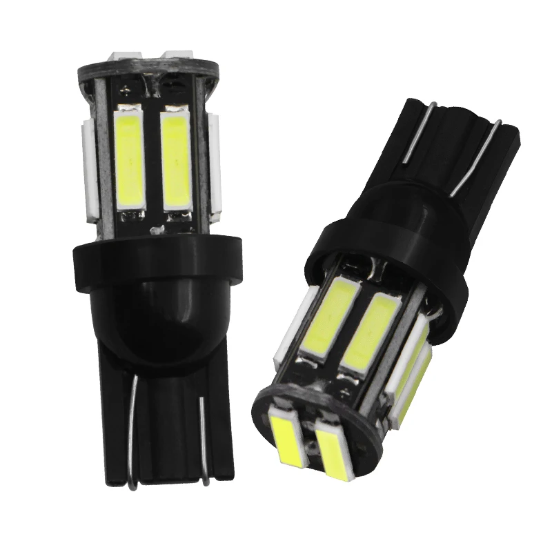 1 шт. W5W 10 7020 SMD автомобиля T10 светодиодный 194 168 Клин Замена обратный инструмент