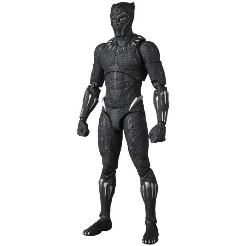 

GK Marvel Legends Avengers Black Panther Action Figure Combat Suit PVC 16cm Figma Movie Model Collection Panthers Toys Boy Gift