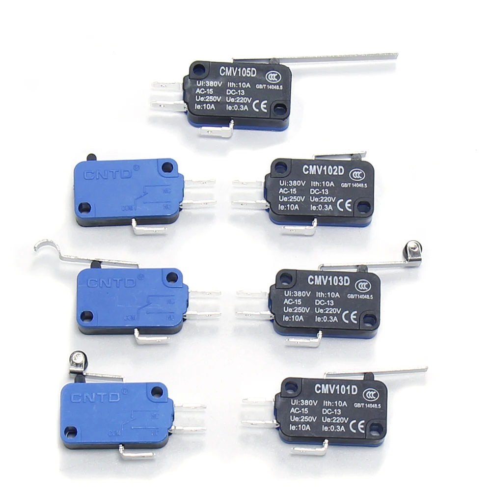 Микро концевой выключатель роликовый рычаг кнопки типы мгновенного действия