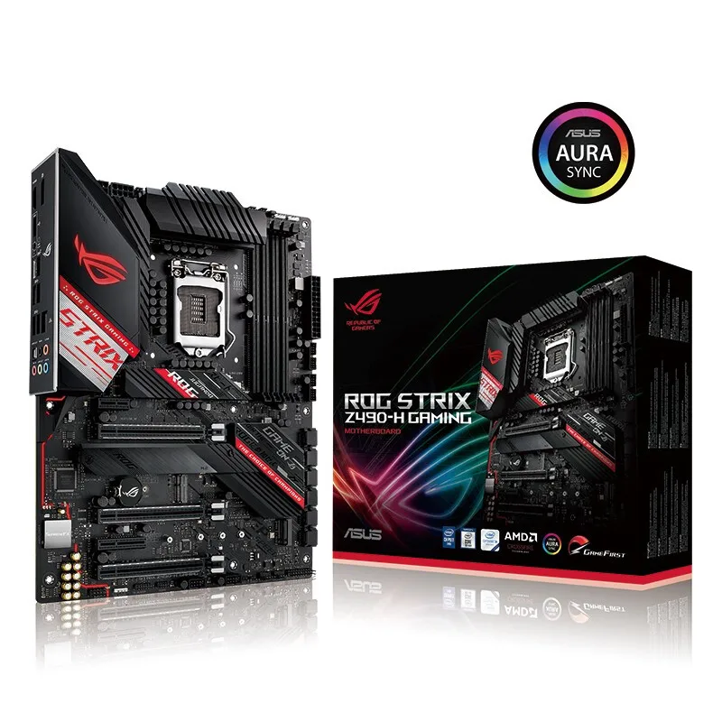 Материнская плата preselll для ASUS ROG STRIX 21 мая игровая LGA 1200 Intel 10th Z490 SATA 6 ATX 12 + 2 питания