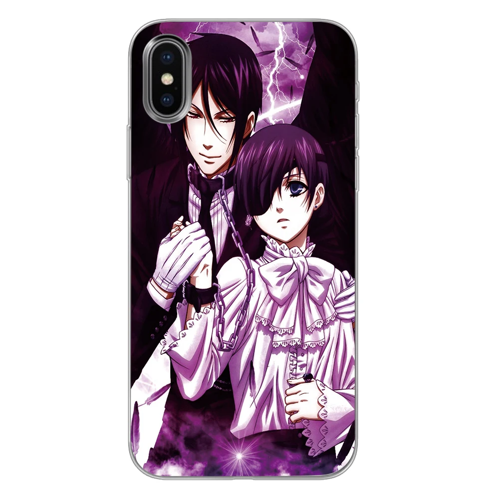 Черные силиконовые чехлы для телефонов Butler для iPhone 5 5S SE 6 6s 7 8 Plus X XS Max XR задняя крышка - Цвет: 12