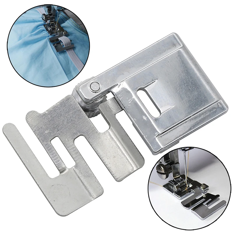 

Elastic Cord Band Fabric Stretch Domestic Sewing Machine Foot Presser Snap DIY