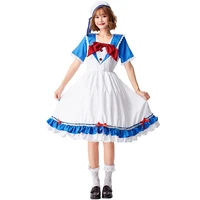 cute lolita navy uniforms sailor costumes cosplay for girls woman navy party costumes daily wear
