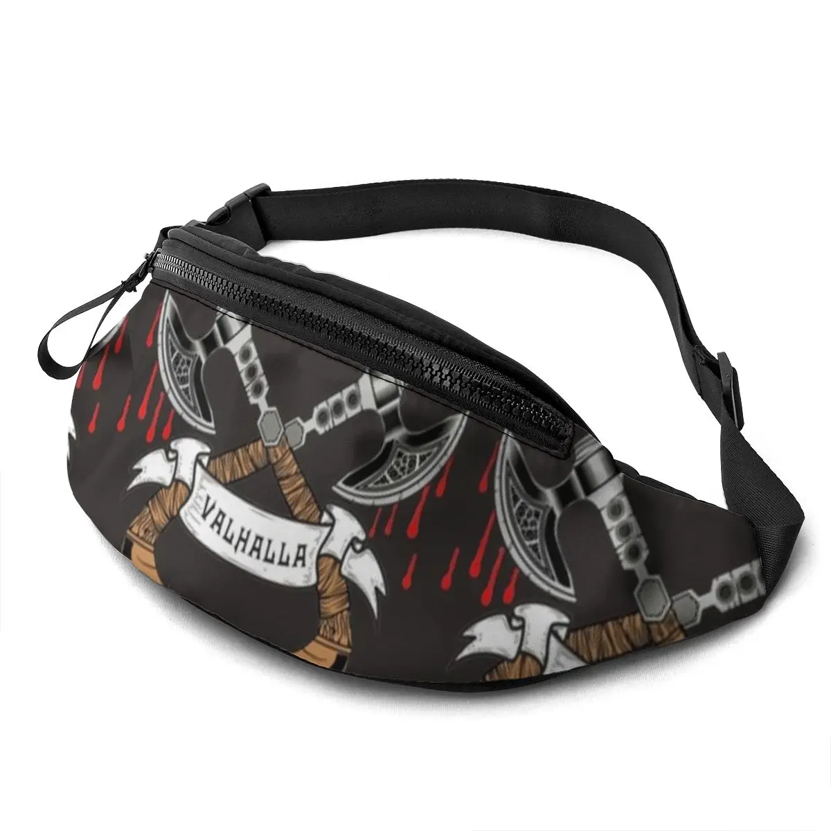 

Женская поясная сумка из полиэстера с принтом викингов Valhalla