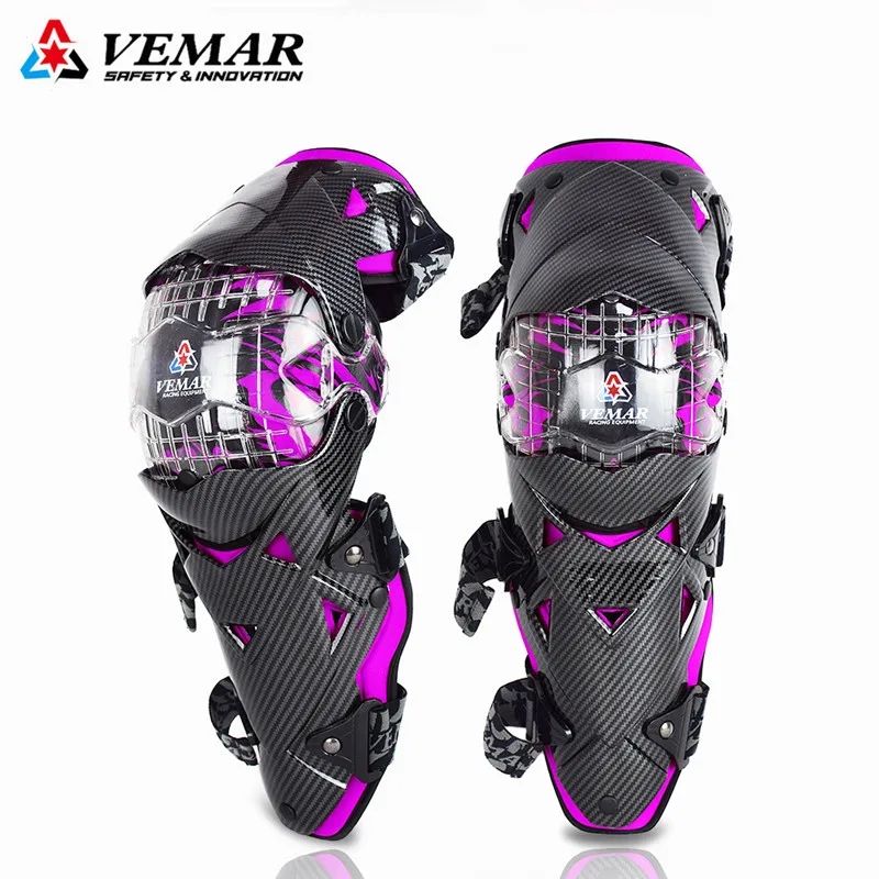 Наколенник для мотокросса MX защитная накладка колена Экипировка гонок красный