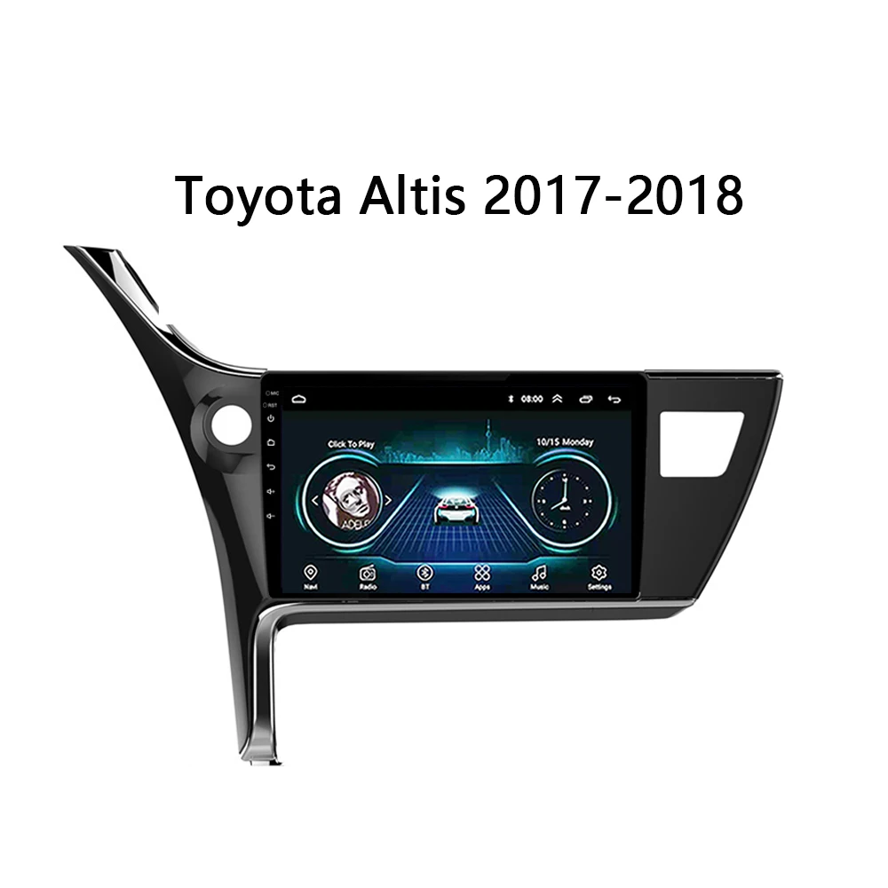 10 &quotAndroid 8 0 для Toyota Corolla Altis 2017 2018 Автомобильный видео плеер Универсальный HD полный