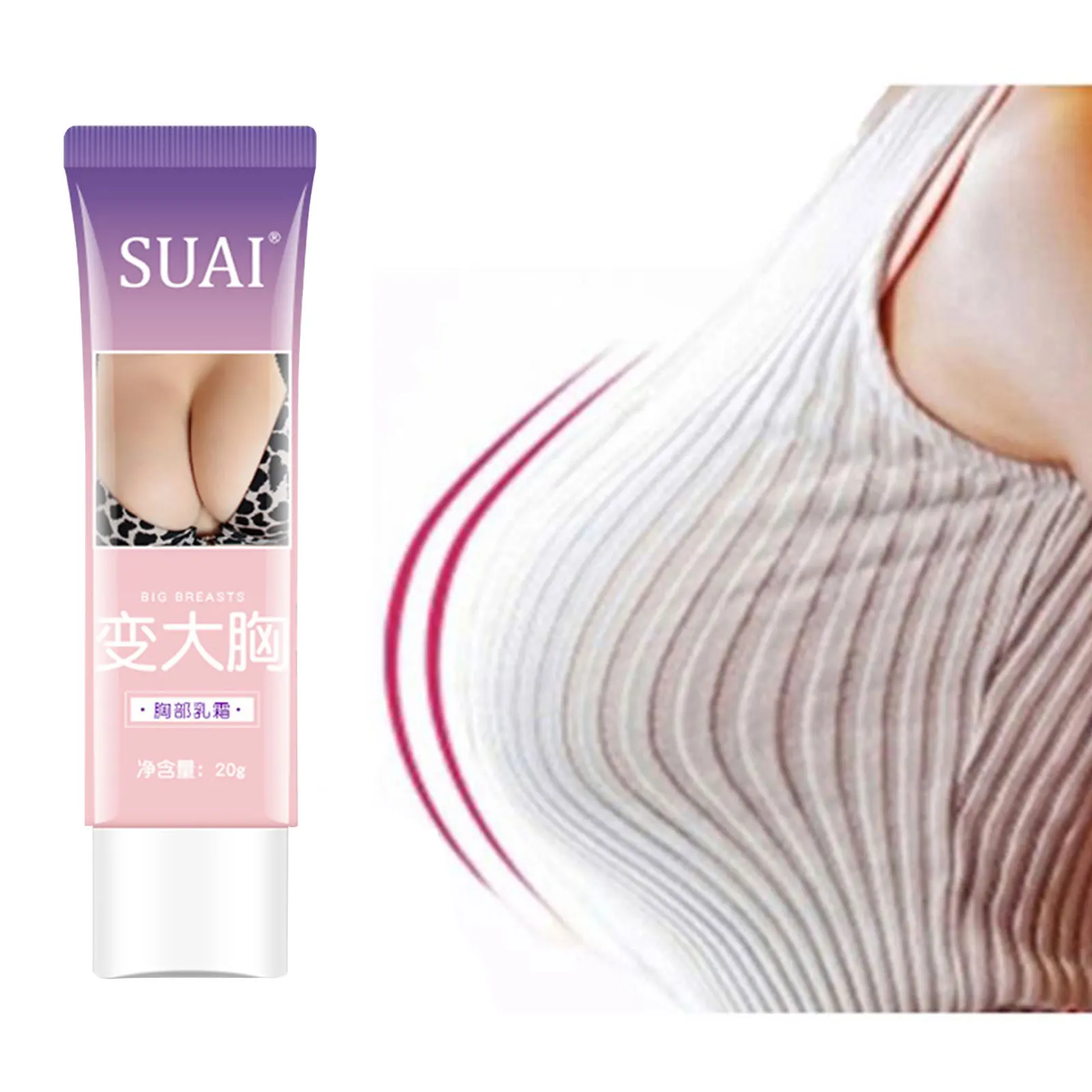 

Breast Butt Enhancer Skin Firming Lifting Body Cream Elasticity Sexy Body Care Breast Hip Enhancement Cream Busty Sexy 20g