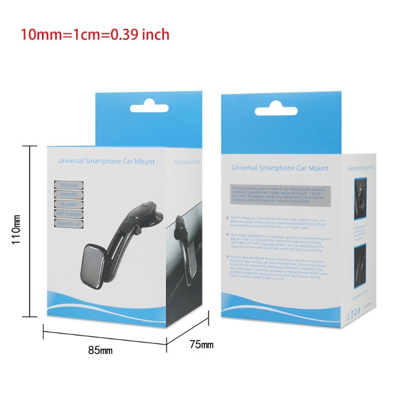 Magnetic Car Dashboard Phone Mount Bracket Holder Stand GPS Cradle Bracket