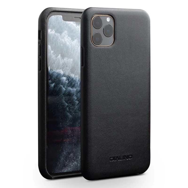

For Apple iphone 11 Pro Max Luxury retro Genuine Leather metal buttons case For iPhone 7 8 Plus X XR XS MAX phone case