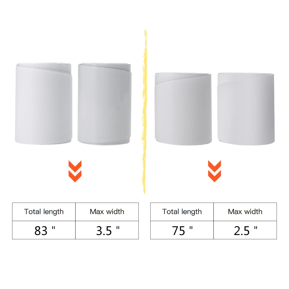 2 шт. защитная лента для доски серфинга 83/75 дюймов|Серфинг| |