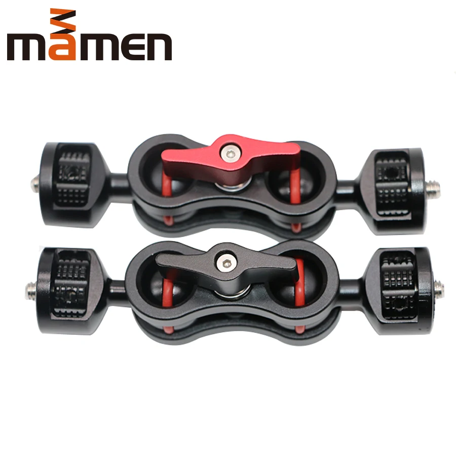 Шарнирный рычаг с двойной шаровой головкой адаптер резьбовым винтом 1/4 для