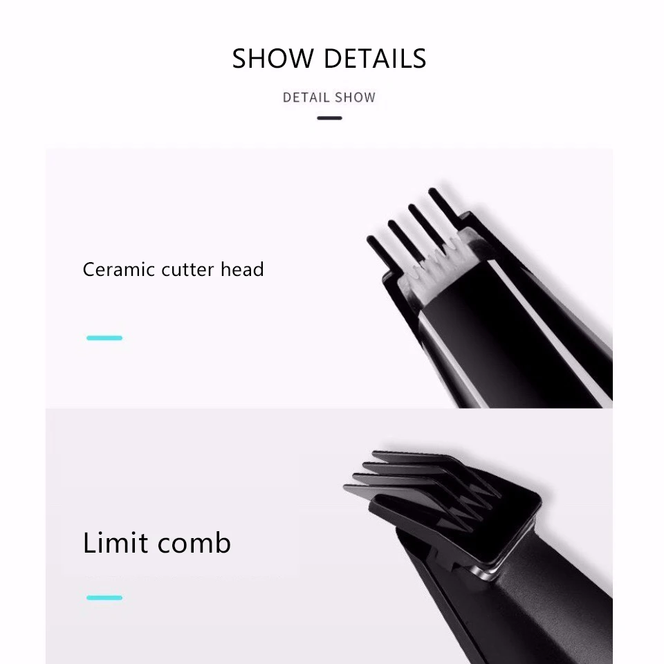 USB Перезаряжаемый триммер для собак и кошек электрическая машинка стрижки волос