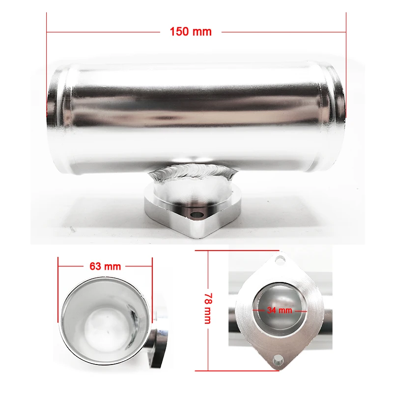 1/4 &quotТруба адаптера фланеца из сплава + для зарядного устройства типа S/RS выдувной