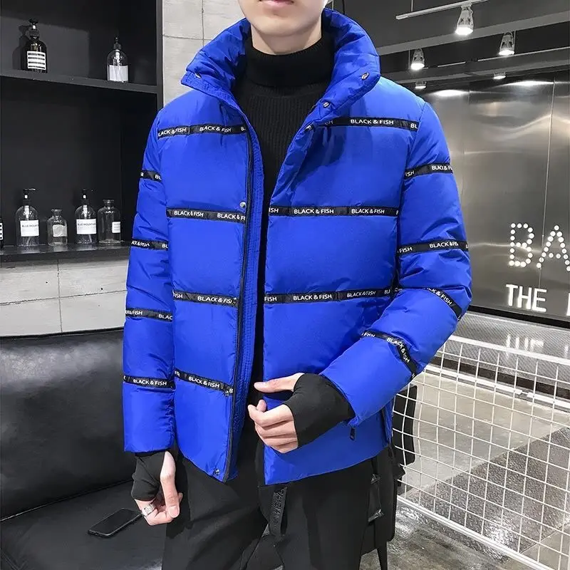 

2020 New Winter Men's Warm Men's Jacket Jacket Casual Autumn Stand-up Collar Thick White Duck Parka Men's Winter Down Jacket