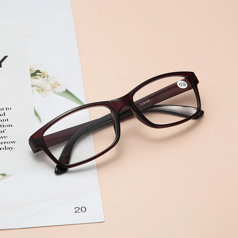 

2021 new comfortable PC reading glasses full frame reading glasses for the elderly