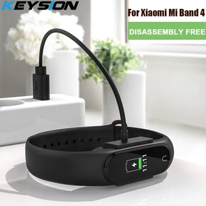 Кабель KEYSION для быстрой зарядки Xiaomi Mi Band 4, глобальная зарядка через USB, зарядная док-станция для Xiaomi Mi Band 4