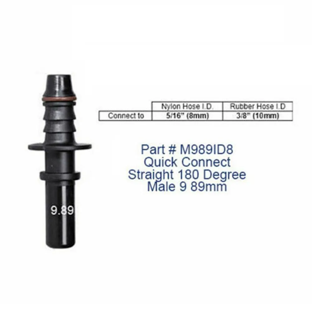 

Newest 9.89mm ID8 Car Auto Fuel Line Hose Quick Release Connector Automotive Disconnect Connectors Do Promotion