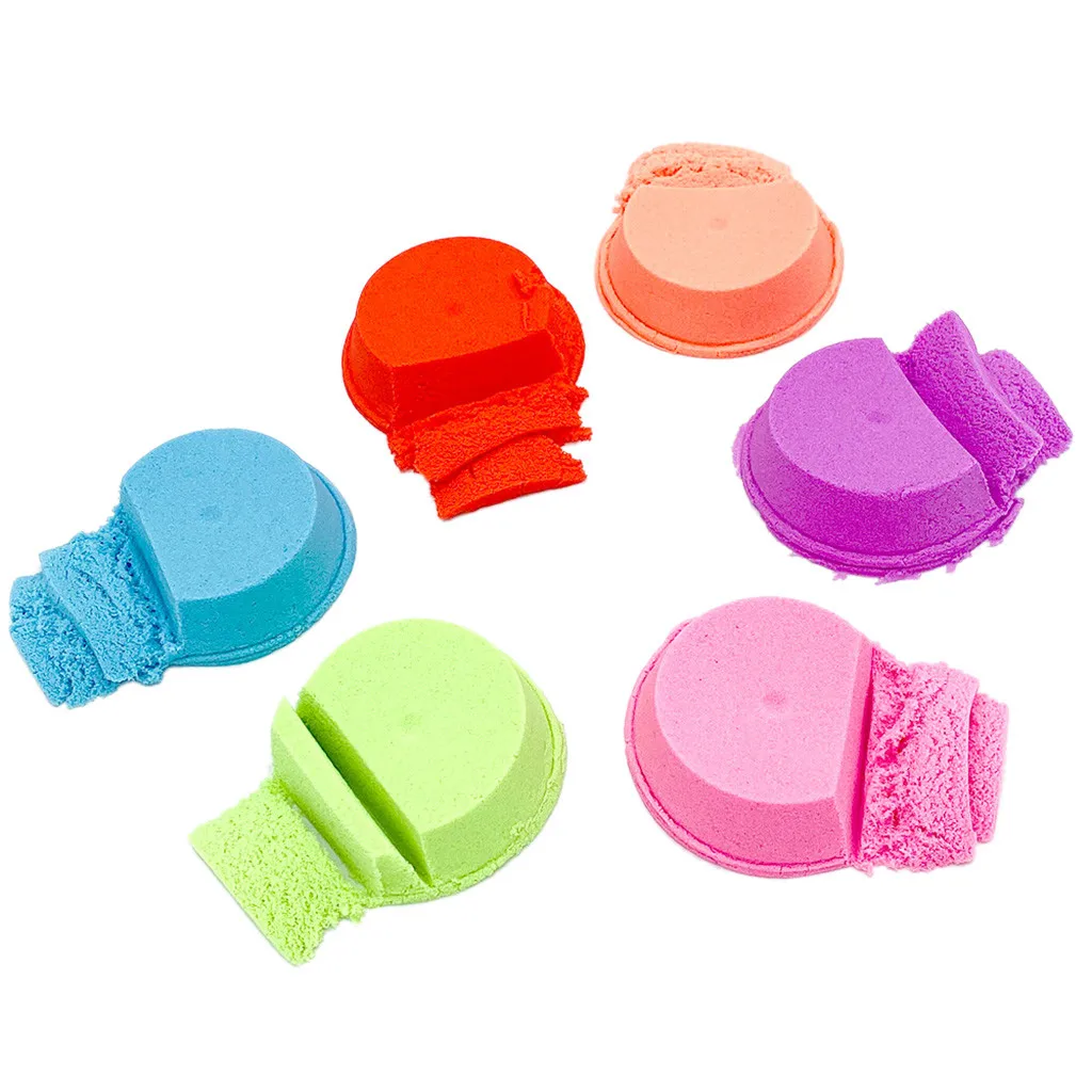 80 г динамический песок игрушки волшебная глина сделай сам мягкий не липкий