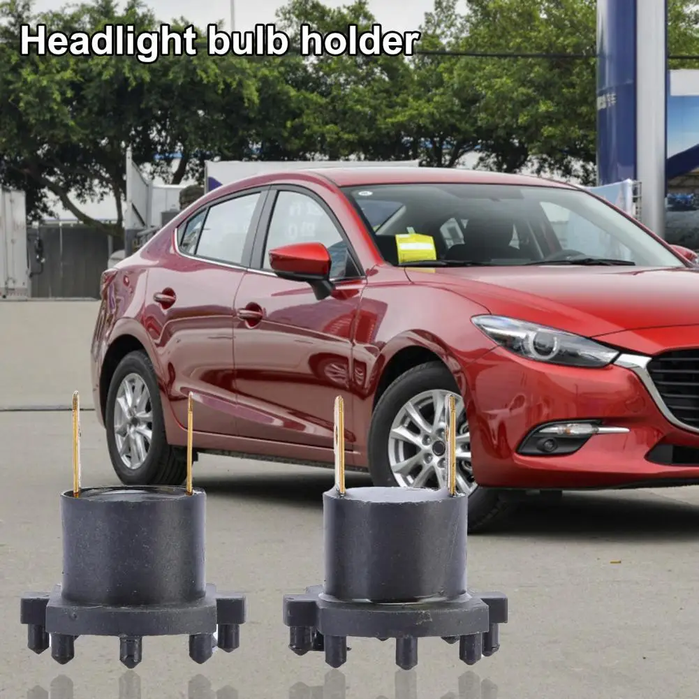 

Легкий 2 шт. прочный износостойкий адаптер-держатель для передней фары B28V510A3 компактная износостойкая основа для лампы