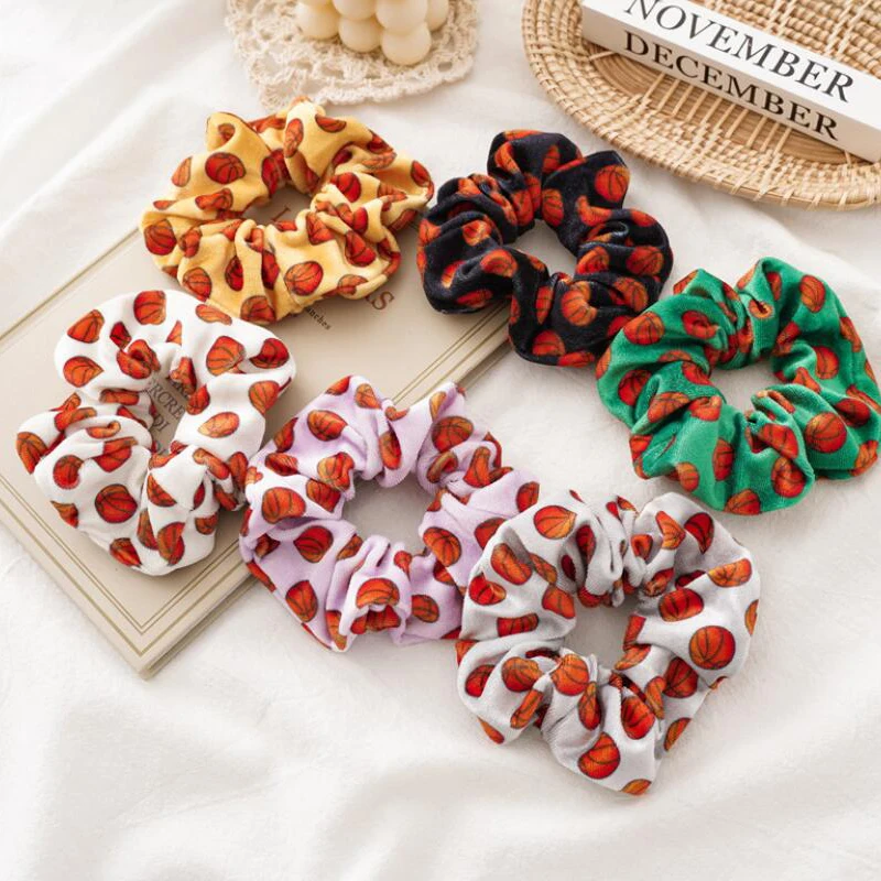 

Velvet Ball Scrunchie Hairband For Women Elastic Hair Rubber Bands Hair Accessories Headband Gum Hair Tie Rope Ponytail Holder